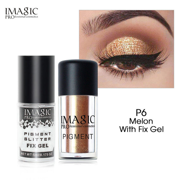 New Arrival Glitter Eyeshadow Metallic Loose Powder Waterproof Shimmer Pigments Colors Eye Shadow Makeup
