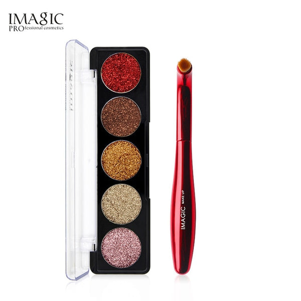 IMAGIC Pressed Glitterinjections EyeShadow Rainbow EyeShadows Cosmetic Make up Pressed Glitters Diamond Eyeshadows