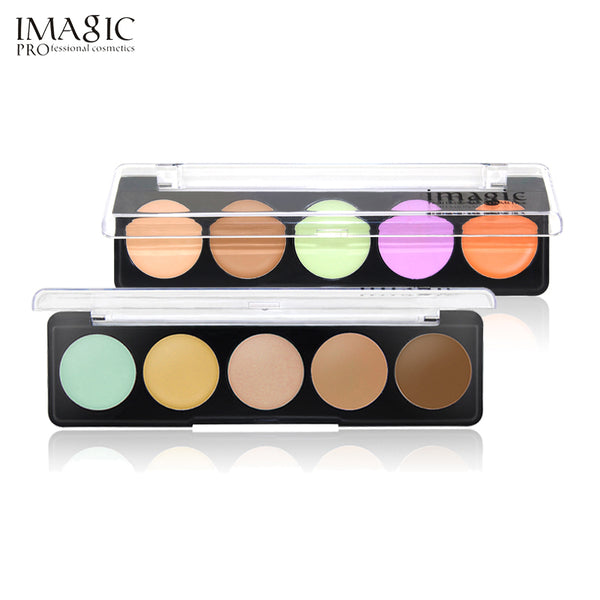 IMAGIC Professional Concealer Palette Concealer Facial Face Foundation Cream Makeup Cosmetic Beauty With 2 Style Palette