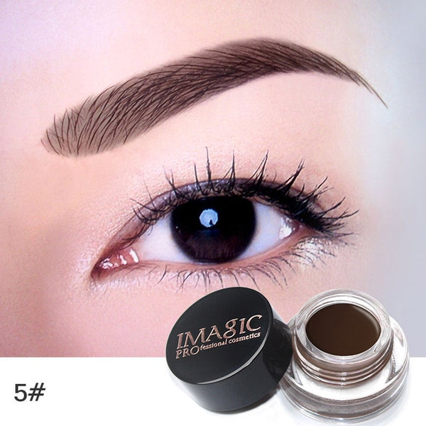 IMAGIC Professional Eye Brow Gel Tint Natural Long Lasting Waterproof Eyebrow Eyebrow Cream Makeup Cosmetics With Brush