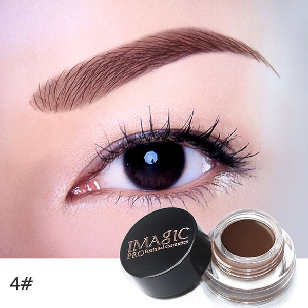 IMAGIC Professional Eye Brow Gel Tint Natural Long Lasting Waterproof Eyebrow Eyebrow Cream Makeup Cosmetics With Brush