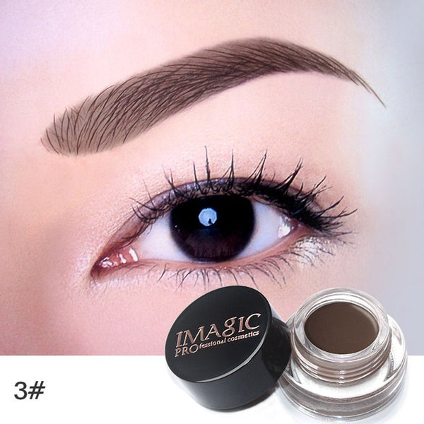 IMAGIC Professional Eye Brow Gel Tint Natural Long Lasting Waterproof Eyebrow Eyebrow Cream Makeup Cosmetics With Brush