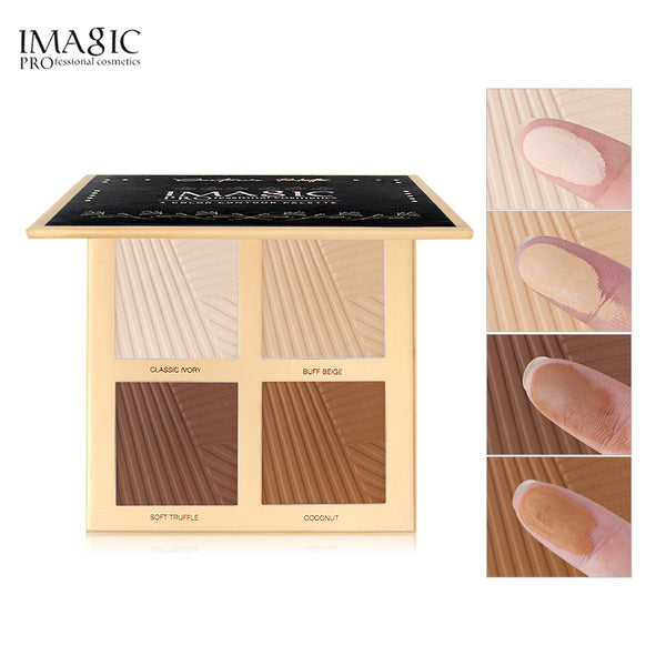 IMAGIC natural powder foundation oil control bright white concealer whitening makeup powder 4 colors