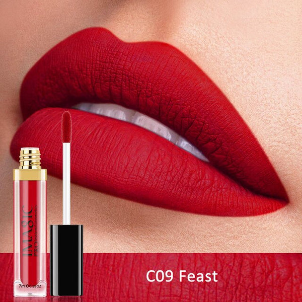 NEW liquid lipstick matte makeup waterproof red lips lasting gloss
