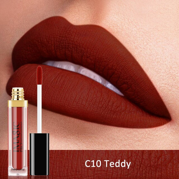 NEW liquid lipstick matte makeup waterproof red lips lasting gloss