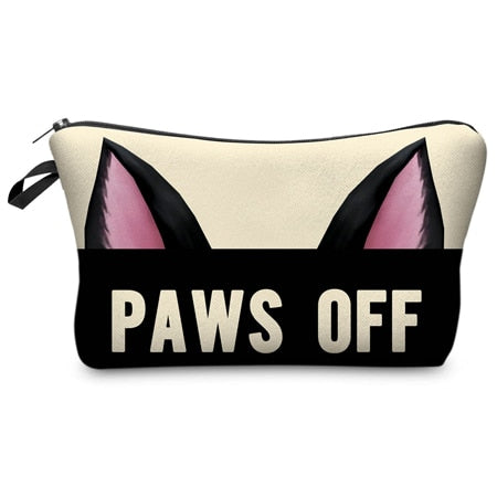 cosmetic organizer bag Pure black Cute