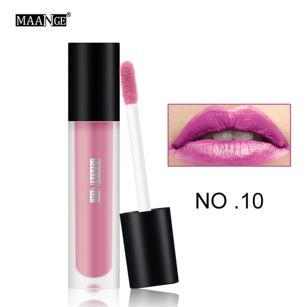 12 color Lip Gloss Matte Lipstick Moisturizer Makeup Lip Nude Sexy Lip Paint Gloss Long-lasting Makeup Beauty Cosmetic Hot