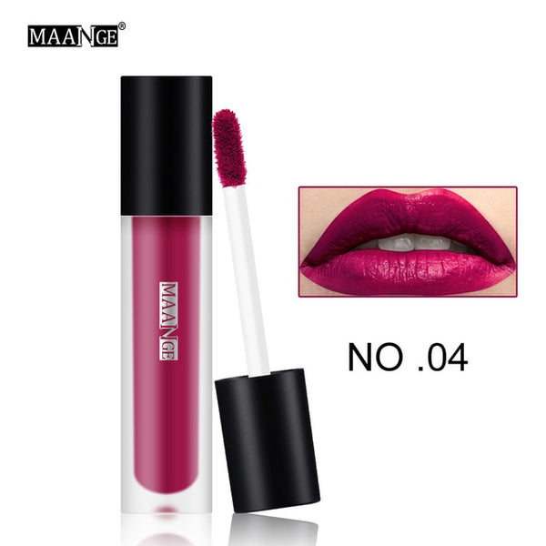 12 color Lip Gloss Matte Lipstick Moisturizer Makeup Lip Nude Sexy Lip Paint Gloss Long-lasting Makeup Beauty Cosmetic Hot
