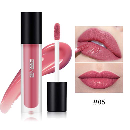 12 colors Lipgloss Waterproof Matte Lipstick Red Makeup Lips Nude Sexy Lip Gloss Longlasting Makeup Beauty Cosmetic Tools