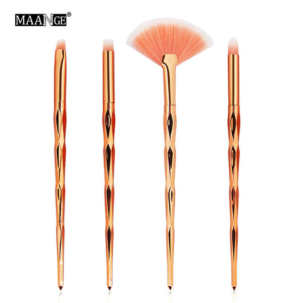 New 4/10Pcs New Diamond Makeup Brushes Set Women