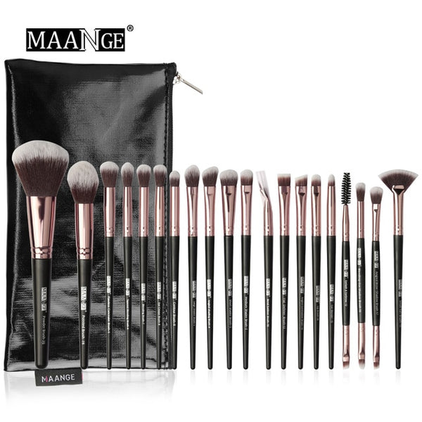 New 5-25 pcs Black Gold Makeup Brushes Set