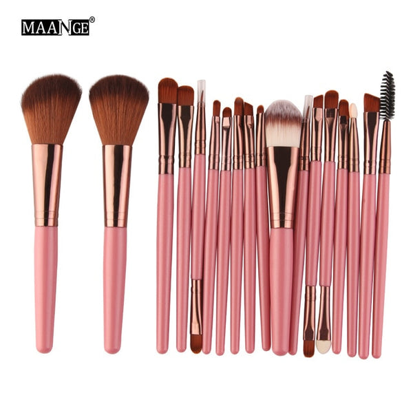 NEW 6/15/18Pcs Makeup Brushes Tool Set Cosmetic