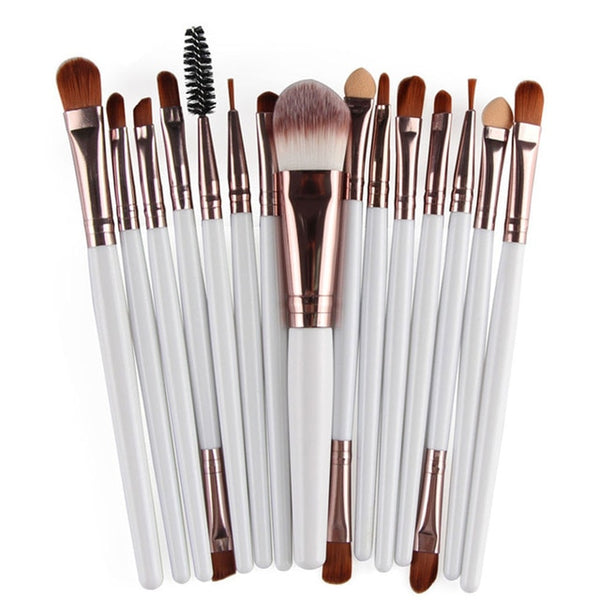 NEW 6/15/18Pcs Makeup Brushes Tool Set Cosmetic