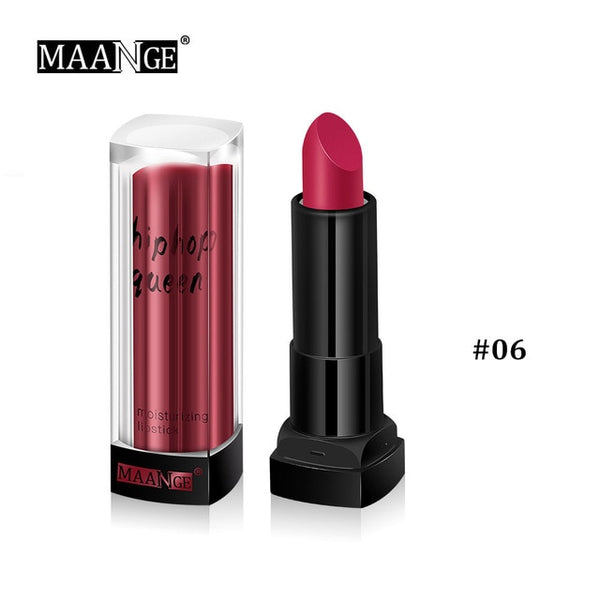 6 Colors Lipstick Moisturizing Sexy Woman Long-lasting Waterproof Lip Stick Moisturizer Matte Velvet Lip Makeup Natural