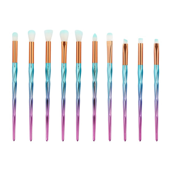 Makeup Brushes Set 4/10/15Pcs Colorful Foundation Eyeshadow Concealer Multifunctional Brush for Beauty Make Up