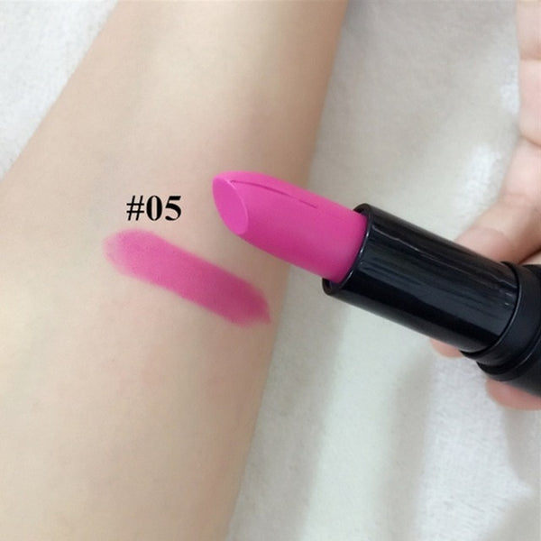 Matte Moisturizing Lipstick Lip Stick Waterproof Lip gloss Easy to Wear Cosmetic Lip Crayons Red Sexy Nude Makeup Lips