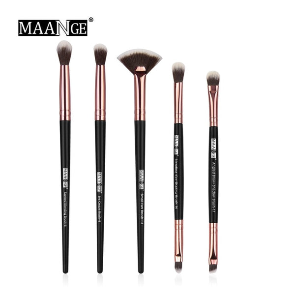 New Make Up Brushes 5/15 PCS Professional Blending Eyeshadow Eyebrow Fan Brush
