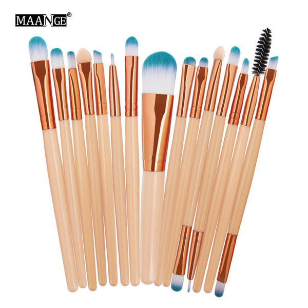 MakeUp Pro 15Pcs Makeup Brushes Set