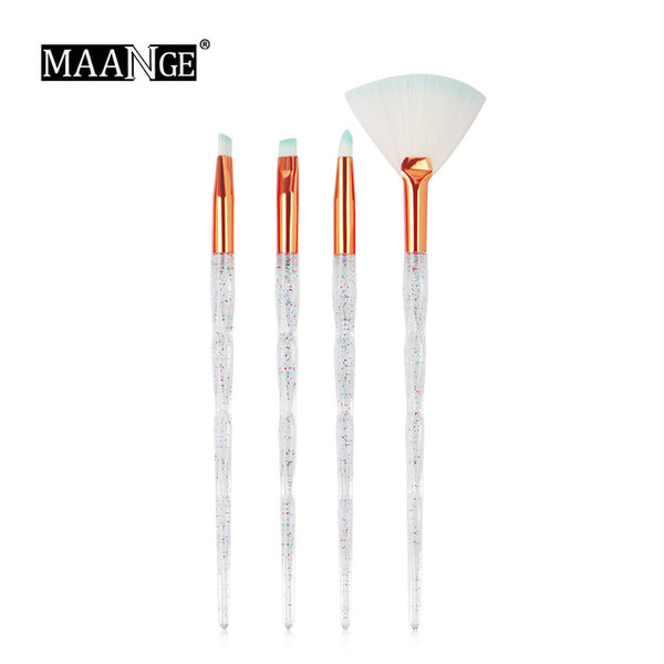 Makeup Pro 4-20Pcs Diamond Makeup Brushes Set