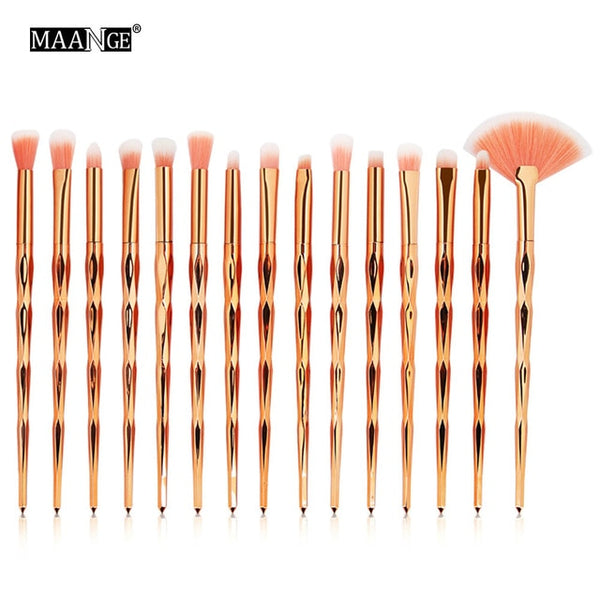 Makeup Pro 4-20Pcs Diamond Makeup Brushes Set