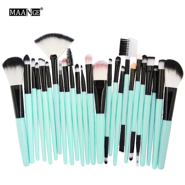 New 25pcs Makeup Brushes Beauty Tool Set Foundation Blending Blush MakeUp