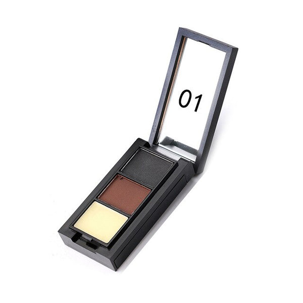 Makeup Waterproof Lasting Multicolor Eyebrow With Pencil Brush Natural