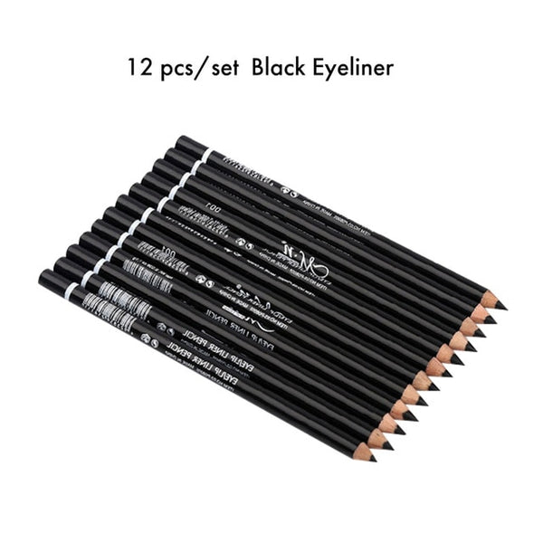 Makeup set 12pcs/set Eye shadow Eyeliner Eyebrow pencil 12 Colors Eye Cosmetic