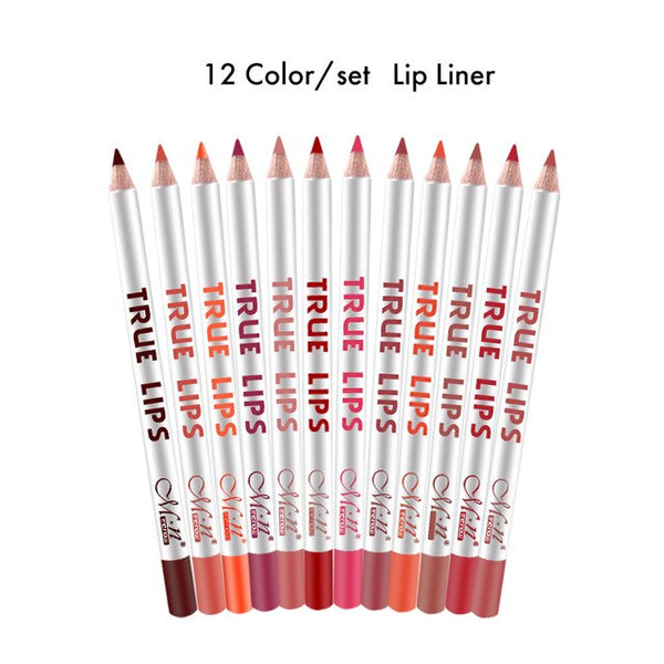 Makeup set 12pcs/set Eye shadow Eyeliner Eyebrow pencil 12 Colors Eye Cosmetic