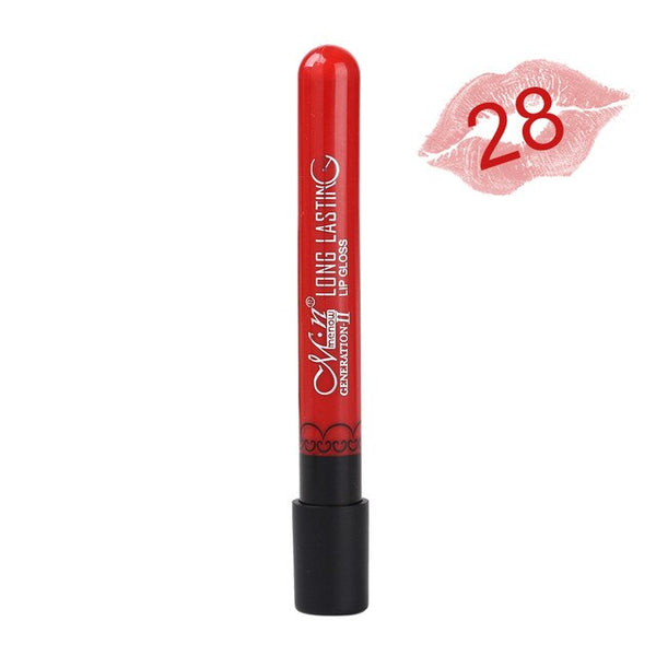 NEW 24Color Lipgloss Matte Long Lasting Moisturizer Sexy Lip Gloss Waterproof