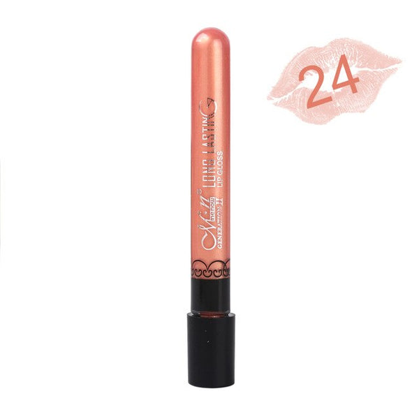 NEW 24Color Lipgloss Matte Long Lasting Moisturizer Sexy Lip Gloss Waterproof