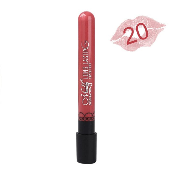 NEW 24Color Lipgloss Matte Long Lasting Moisturizer Sexy Lip Gloss Waterproof