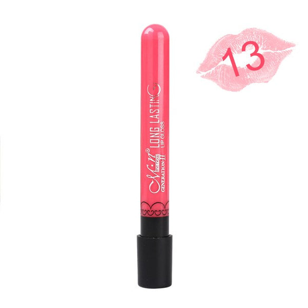NEW 24Color Lipgloss Matte Long Lasting Moisturizer Sexy Lip Gloss Waterproof