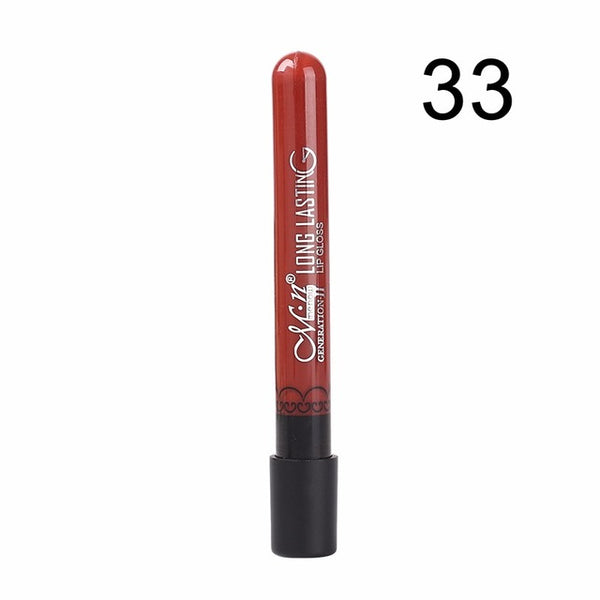 HIGH QUALITY 38Color Lipgloss Matte Long Lasting Moisturizer Sexy Lip Gloss Waterproof