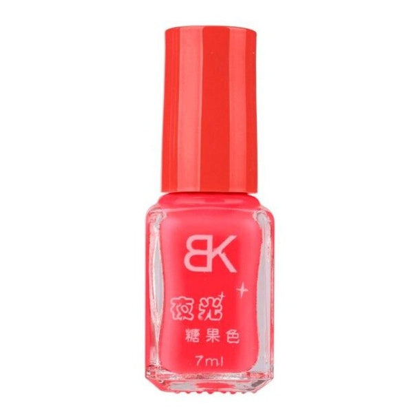 Mode chaude femmes enfants 7 ml vernis à ongles Non toxique 20 couleurs Fluorescent néon lumineux Gel vernis à ongles pour lueur dans l'obscurité