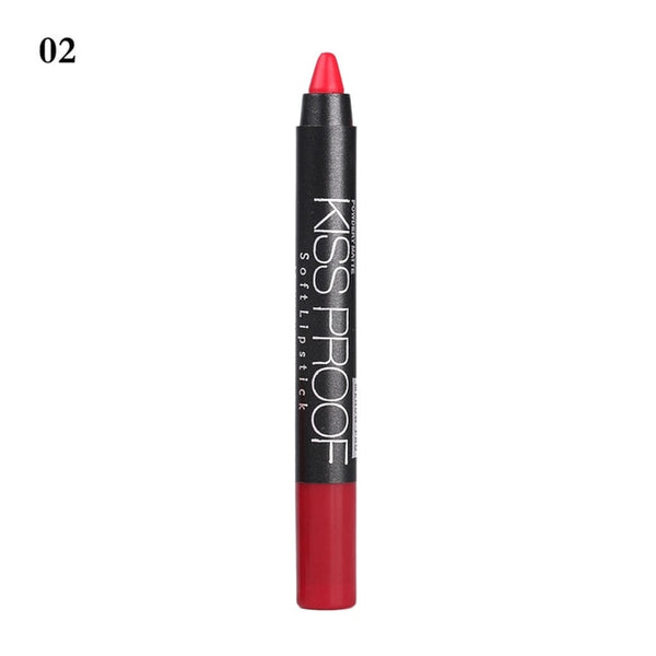 New 19 Colors MENOW KISS PROOF Sexy Beauty Waterproof Lip Pencil Lipstick Lip Gloss Lip Liner