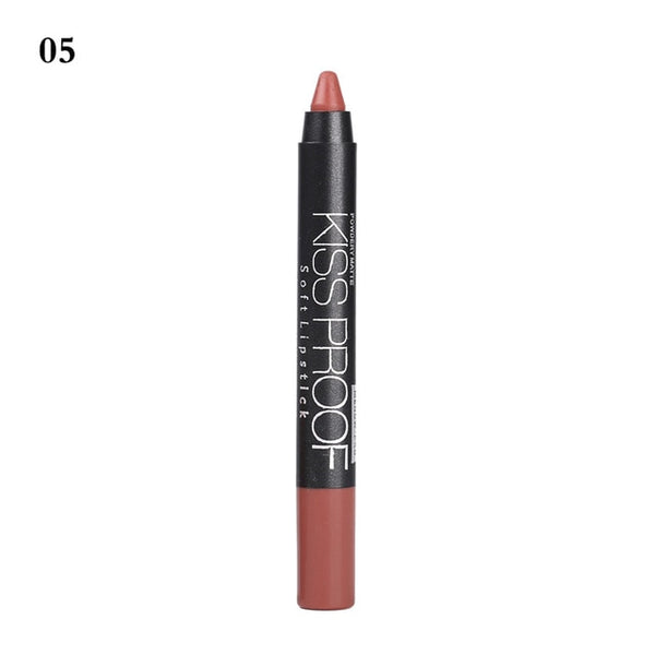 New 19 Colors MENOW KISS PROOF Sexy Beauty Waterproof Lip Pencil Lipstick Lip Gloss Lip Liner