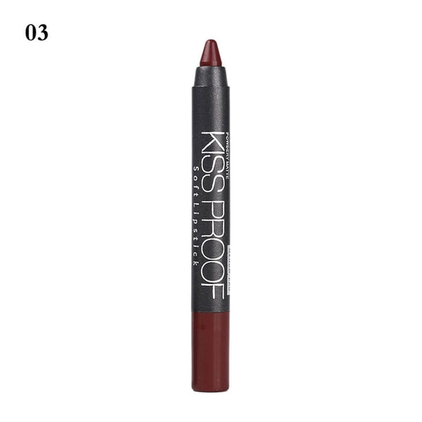 New 19 Colors MENOW KISS PROOF Sexy Beauty Waterproof Lip Pencil Lipstick Lip Gloss Lip Liner