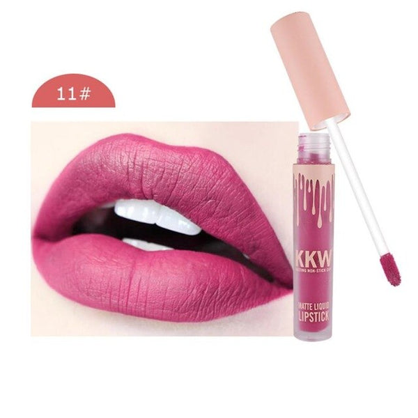 Professional Makeup Lip Gloss Sexy Long Lasting Waterproof Lip Liquid Matte Pencil Lipstick Lip Gloss Beauty Comestic