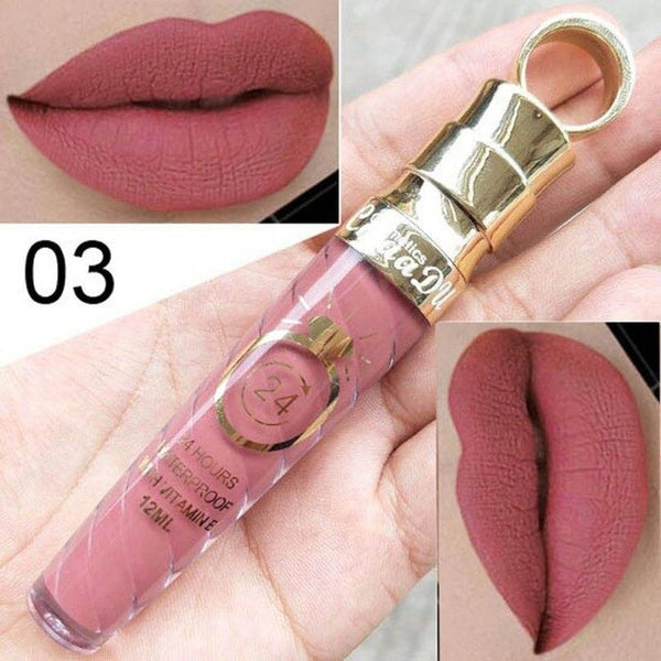 Professional Makeup Lip Gloss Sexy Long Lasting Waterproof Liquid Lipstick Velvet Matte Lipgloss Lip Beauty Comestic