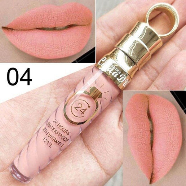 Professional Makeup Lip Gloss Sexy Long Lasting Waterproof Liquid Lipstick Velvet Matte Lipgloss Lip Beauty Comestic