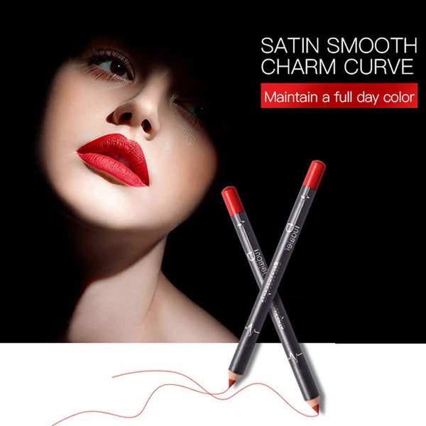 Women's Fashion 6PCS Set 6 Colors Professional Lipliner Makeup Waterproof Lip Liner Pencil