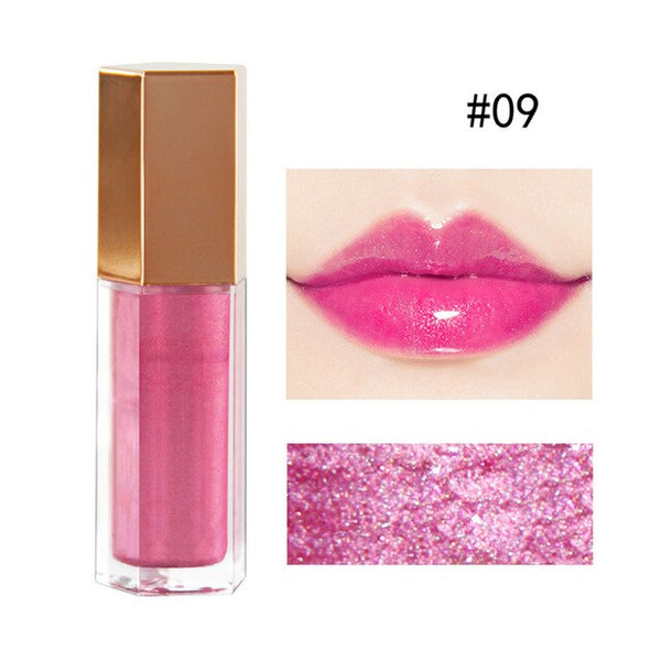 Professional Lip Gloss 5 Colors Nude Velvet Glossy Lip-Gloss Lipstick Lip Cream Cosmetic Beauty Makeup