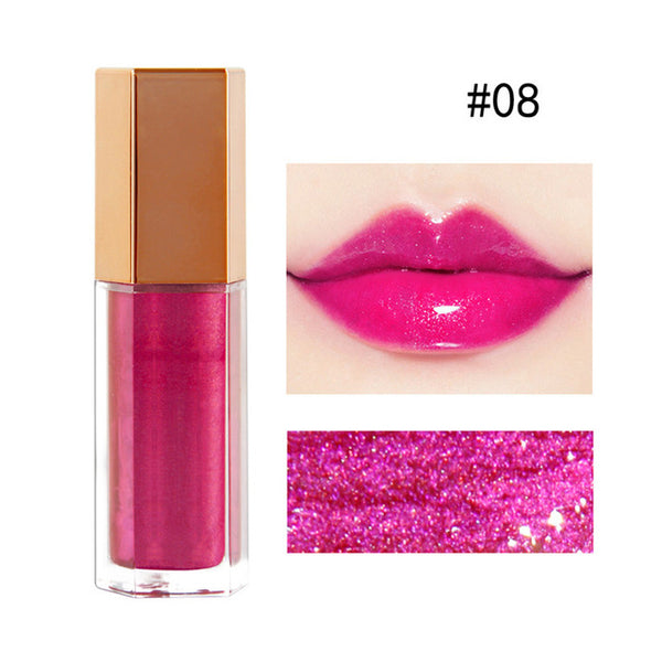 Professional Lip Gloss 5 Colors Nude Velvet Glossy Lip-Gloss Lipstick Lip Cream Cosmetic Beauty Makeup
