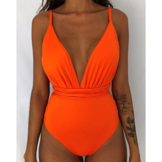Sexy One Piece Swimsuit Female