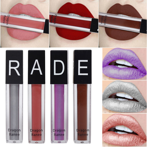 New 8ml Lip Gloss Waterproof Long-lasting Liquid Lipstick Moisturizer Velvet Lipstick Cosmetic Beauty Makeup