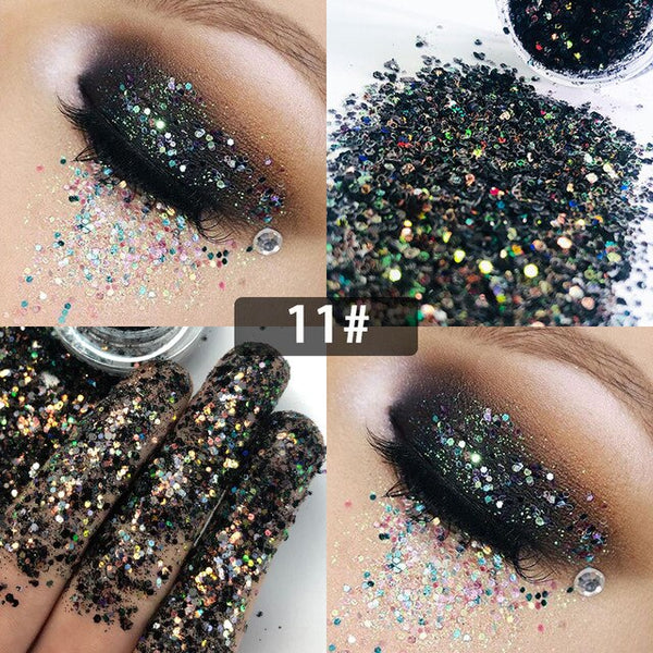 New Dreamy Glitter Eyeshadow 34 Colors Sparkles Gel Cream Bright and Dazzling Eye Shadow Professional