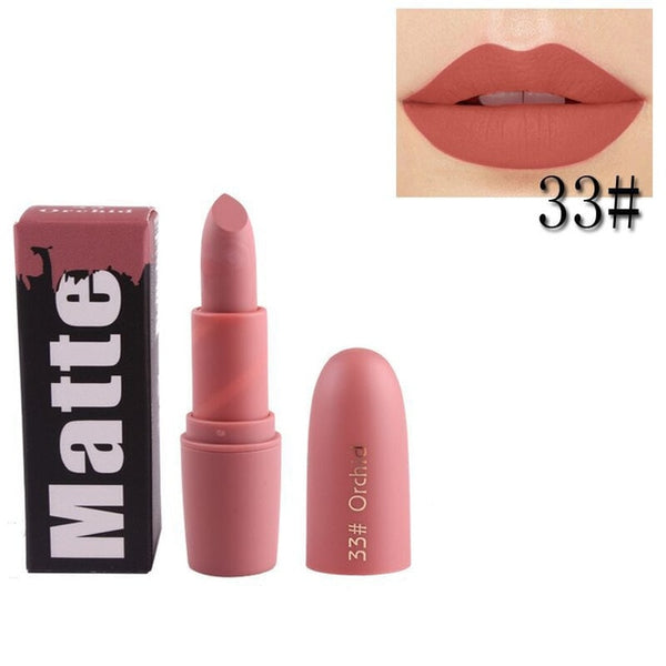 New Professional Makeup Lipstick Easy to Wear Moisturizer Smooth Lips Stick Long Lasting Charming Lip Lipstick Cosmetic Beauty