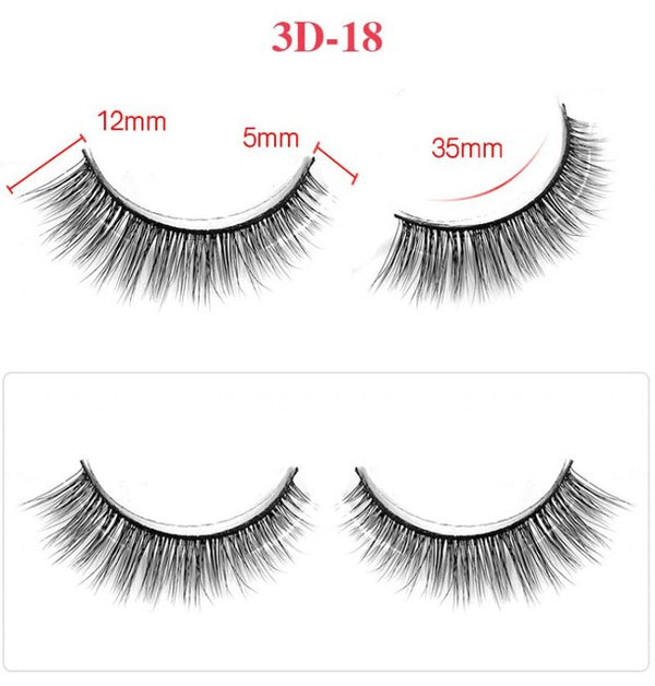 Nouveau 1 paire de faux cils naturels Fiber chimique faux cils long maquillage 3d vison cils extension cils pour beauté U