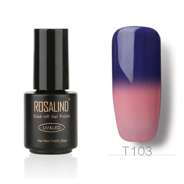 Nouveau 2018 beauté 7 ML température changement de couleur Gel à ongles vernis UV lampe à LED Gel vernis à ongles cosmétique maquillage Art des ongles décoration