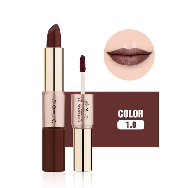 NEW 12 Colors Lips Makeup Lipstick  Lip Gloss Long Lasting